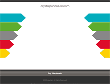 Tablet Screenshot of crystalpendulum.com